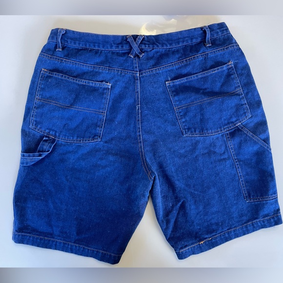 Vintage Mickey Jean Shorts by Mickey Unlimited with embroidered Mickey Mouse 40 - Picture 2 of 4